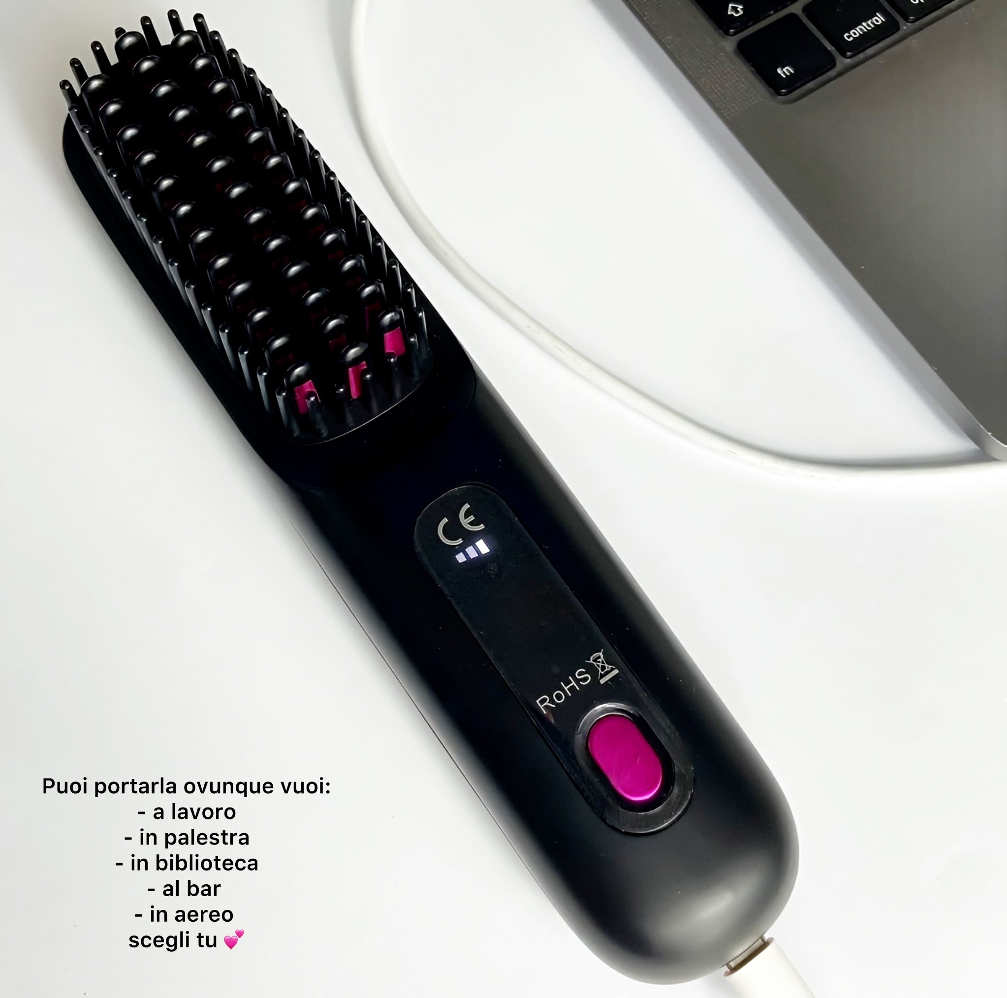 Go-Brush Spazzola Lisciante Portatile